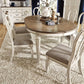 Realyn French Ribbon Back Dining Chairs Chipped White