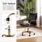 Black Office Desk Chair With Adjustable Height Elegant