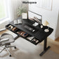 Electric Height Adjustable Desk Black 55x28 Inches