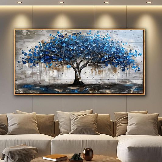 20x40 Inch Framed HD Canvas Panoramic Landscape Art