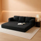 78.8 Inch Convertible Sofa Bed Removable Armrests