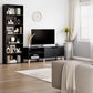 Six Tier Open Bookcase Tall Freestanding Shelving Black-4