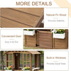 Outdoor Playhouse Cottage With Working Door 47x38x54