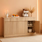 Oversized Buffet Cabinet With Walnut Finish Storage
