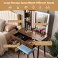 Makeup Vanity Table Featuring Large Illuminated Mirror