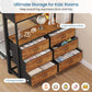 Twin Over Twin Steel Construction Bunk Bed With Storage
