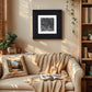Framed Premium Natural Marble Wall Art 14x14 Inches