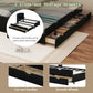 Twin Size Platform Bed With Concealed Headboard Storage
