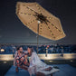 9Ft Thatched Patio Umbrella With Solar Illumination
