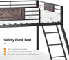 Powder Coated Stainless Steel Twin Over Full Bunk Bed Drawers