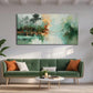 Teal Green Landscape Canvas Wall Art 58x29