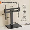 Universal Swivel TV Stand With Power Outlet Tilting