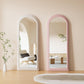 Arched Freestanding Floor Mirror 63x24 Inches White