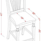 Black Counter Height Kitchen Chairs Set Of 2 For Dining