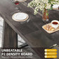 Rectangular Dining Table 70 Inch Rustic Grey For Six To Eight