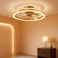 19.7In Low Profile Ceiling Fan With Remote And Dimmable LED