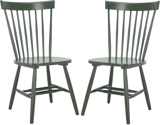 Dusty Green Windsor Spindle Dining Chair Set Of 2 Solid Wood
