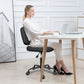 Armless Rolling Desk Chair Black Height Adjustable