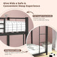 Metal Bunk Bed Twin Over Twin With Safety Guard Rails