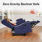 Navy Blue Zero Gravity Therapeutic Massage Recliner
