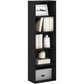 Blackwood 5-Tier Open Storage Shelves Bookcase For Living Room-4