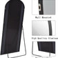 Oversize Black Arched Total Length Aluminum Mirror