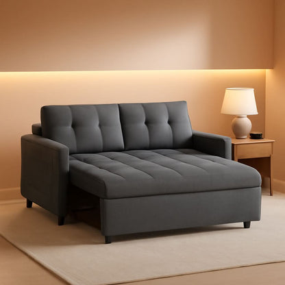 3 In 1 Convertible Sleeper Sofa Bed For Space Saving