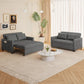 3 In 1 Convertible Sleeper Sofa Bed For Space Saving