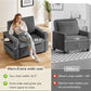 3 In 1 Sleeper Sofa Chair Bed With USB Ports