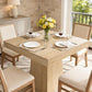 31 Point 5 Inch Square Dining Table With Pedestal Base