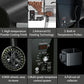 Black Pellet Grill Smoker With Temperature Precision