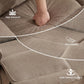 Power Reclining Khaki Sofa For Modern Living Room Spaces