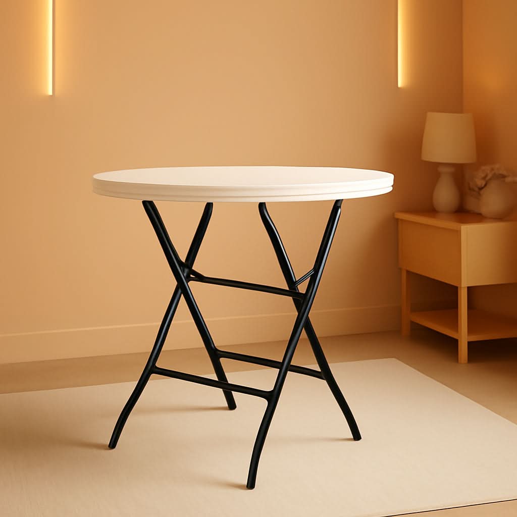 28In Ultra Portable Folding Bar Height Cocktail Table