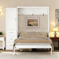 Fullsize Murphy Bed With Integrated Wardrobe Storage-2