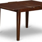 Mahogany Rectangle Dining Table Butterfly Leaf 32X54