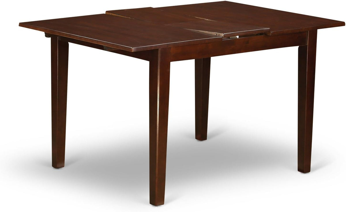Mahogany Rectangle Dining Table Butterfly Leaf 32X54