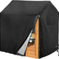 Outdoor Kids Playhouse Cover 57x57x63 Black Waterproof