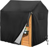 Outdoor Kids Playhouse Cover 57x57x63 Black Waterproof