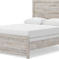 SignatureDesign Queen Panel Bed Frame Engineered Wood Gray