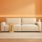 Eighty FiveInch Beige Sofa Modern Living Room Furniture-0