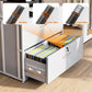 Lockable File Cabinet With Charging Station For Home Office