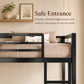 Full Over Full Industrial Grade Bunk Bed Ladder System