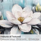 Framed Magnolia Wall Art 40x20 MoonstoneTeal Textured