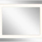 LED Backlit Mirror Chrome 30x24 Inch Vanity Mirror
