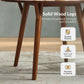 Round Walnut Dining Table Compact Customized Hardwood