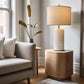 23 Inch Modern Ceramic Table Lamps Set Of 2 White And Beige-4