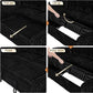 Black 122Inch U Shaped Sleeper Sectional USB Charging Ports