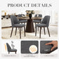 Premium Leather Dining Chairs With Cherrywood Legs