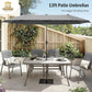 13Foot Double Sided Outdoor Market Umbrella Smoky Gray