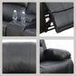 Black Living Room Recliner Set With Love Seat And Sofa
